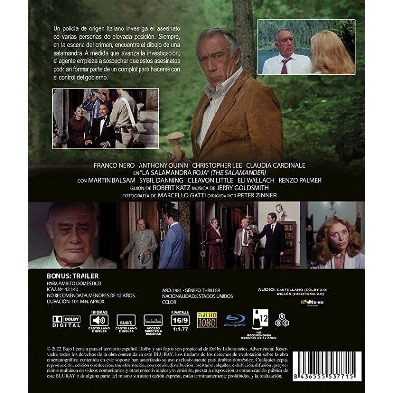 La Salamandra Roja [blu-ray] (1981) La Salamand... image number null