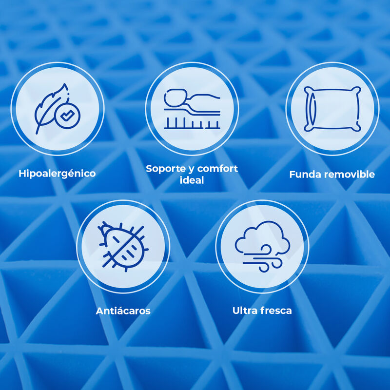 Almohada 3 Dreams Memory Est&aacute;ndar con Placas 3D image number null