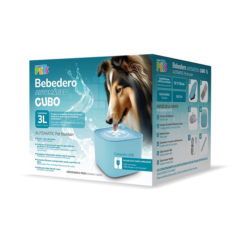 Fancy Pets. Bebedero Autom&aacute;tico para Perros y G... image number null