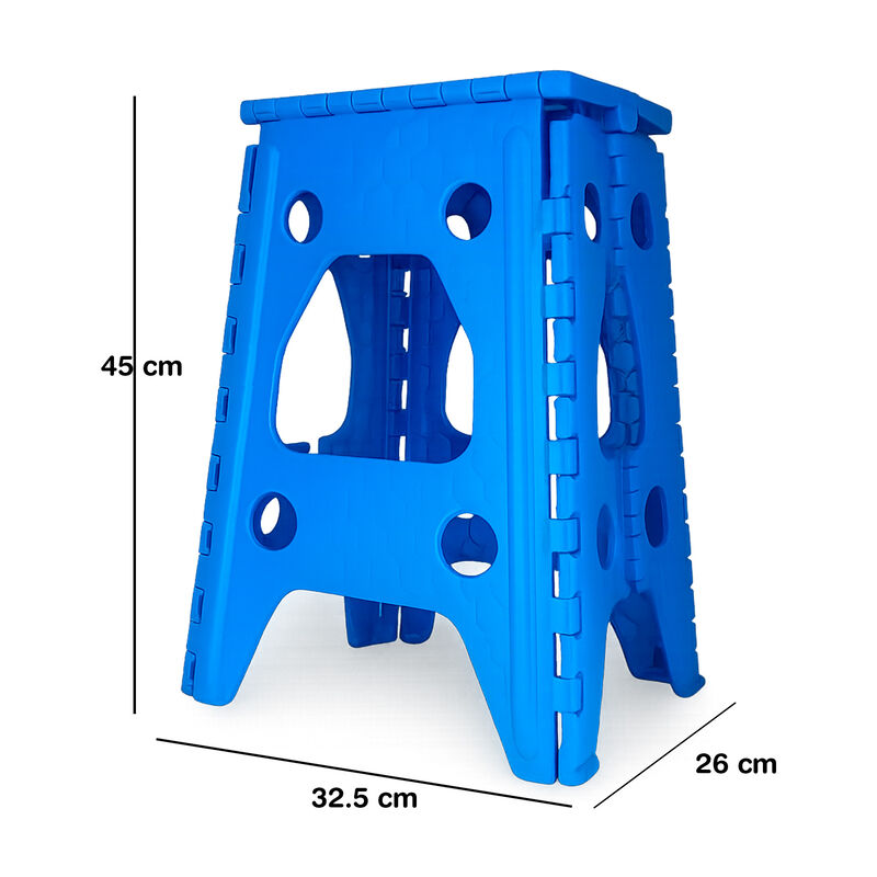 Banco plegable Azul Fosforescente image number null