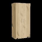 Closet Derek Café Claro y Blanco Virtual Muebles