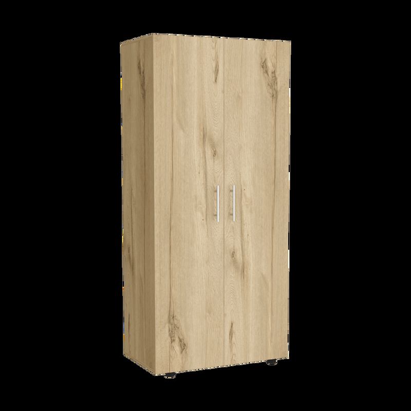 Closet Derek Caf&eacute; Claro y Blanco Virtual Mueble... image number null