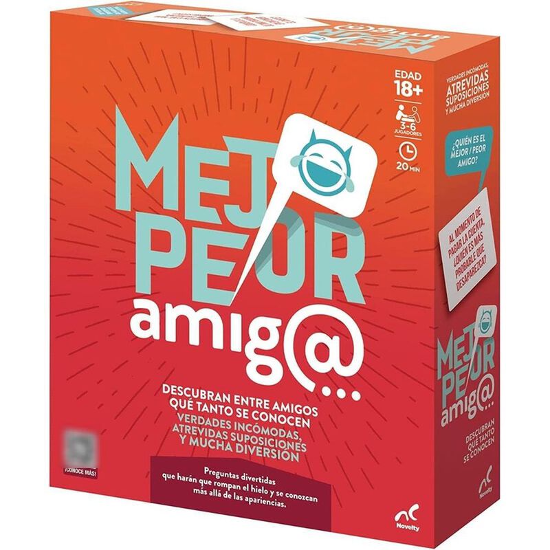 Juego de Fiesta Mejor Peor Amigo image number null