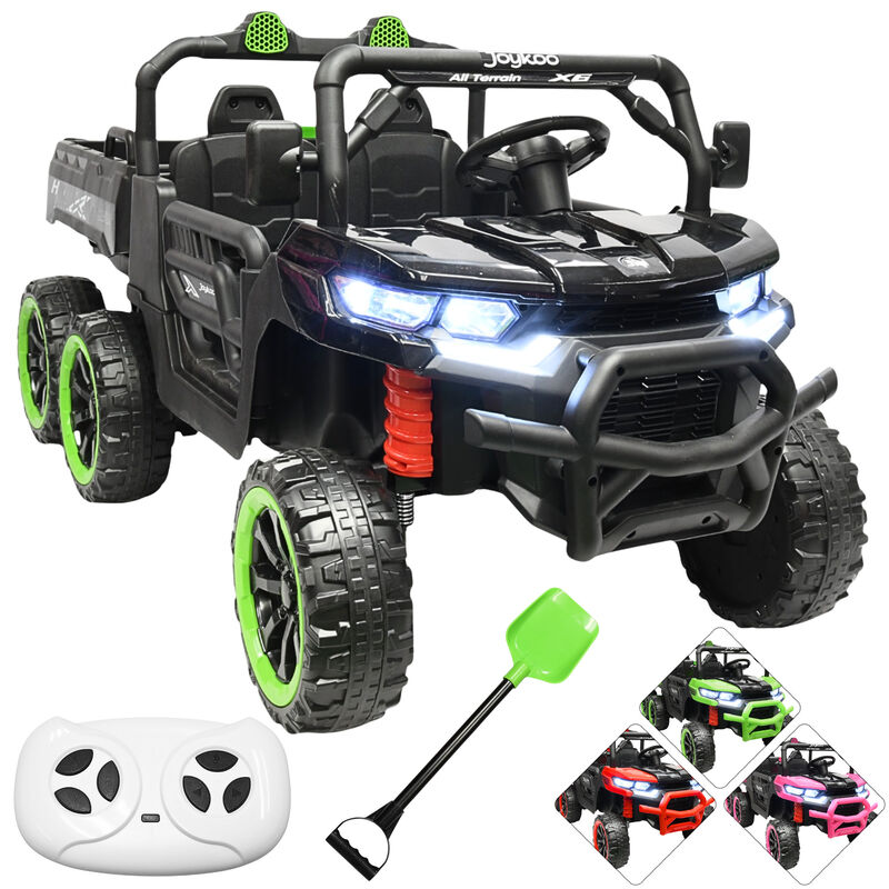 Montable El&eacute;ctrico para Ni&ntilde;os Tractor 6x6 Caja ... image number null