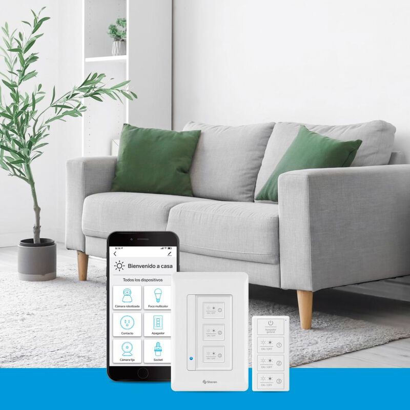 Steren Apagador Wi-fi* Triple Con Control Remot... image number null