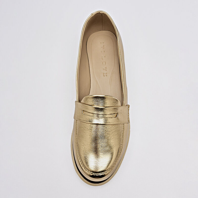 Ivi Love mocas&iacute;n para mujer dorado cod 140463-E image number null