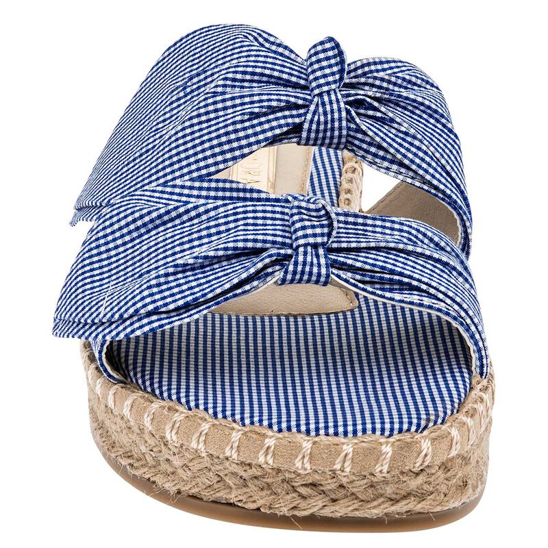 Moramora Sandalia para mujer marino, blanco image number null