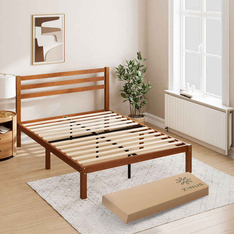 Zinus | Leah | Base De Cama Matrimonial De Bamb... image number null