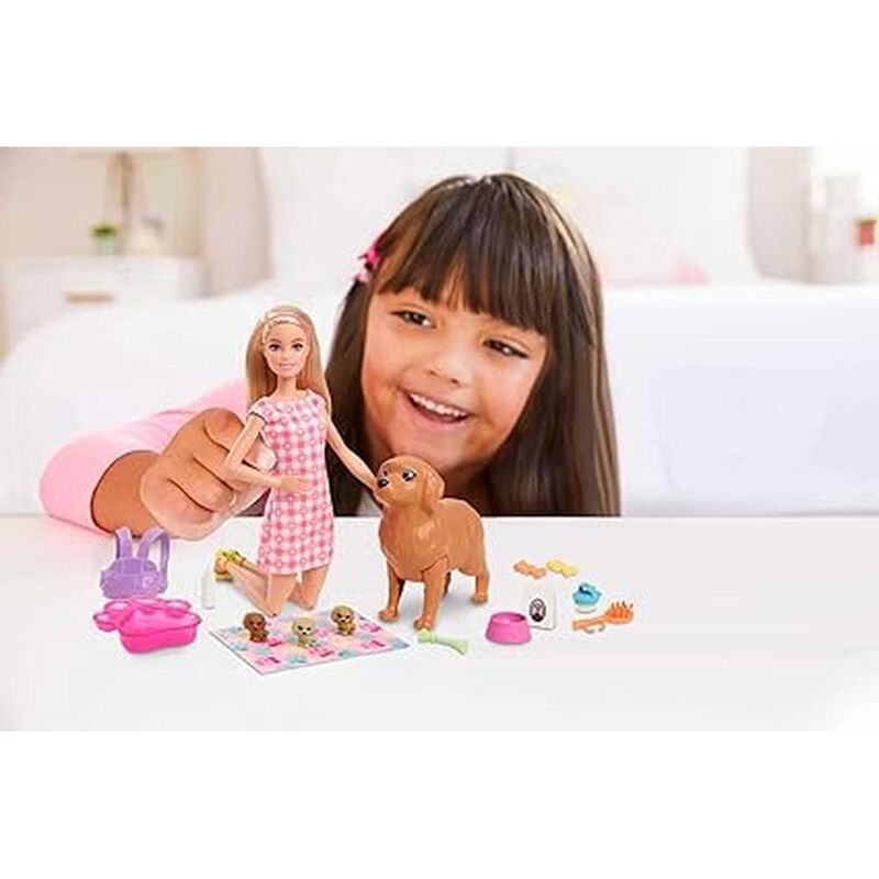Barbie Sisters & Pets, Cachorros Reci&eacute;n Nacidos... image number null
