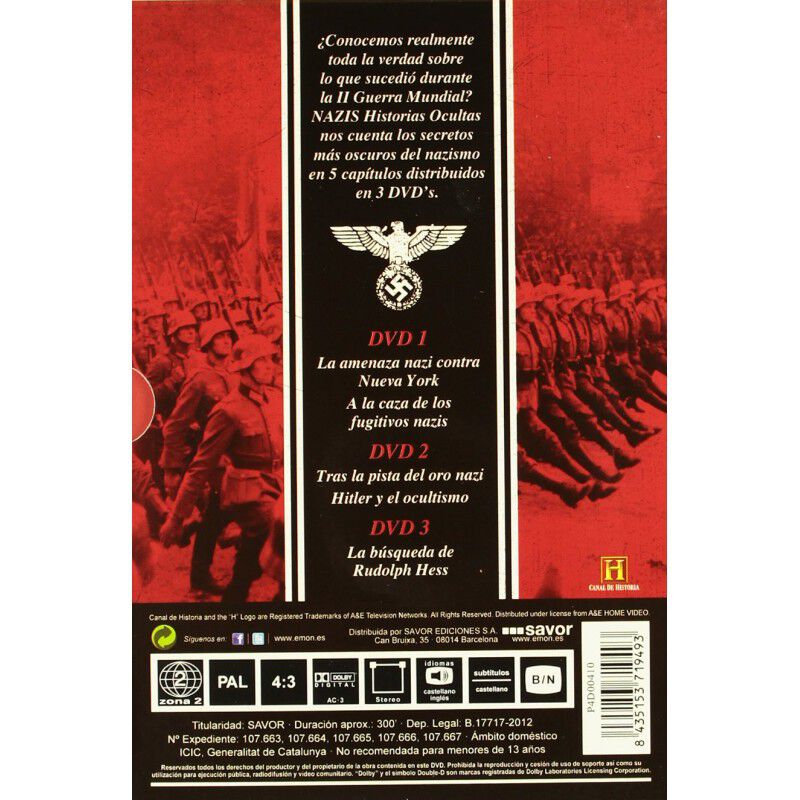 Nazis: Historias Ocultas [dvd] image number null