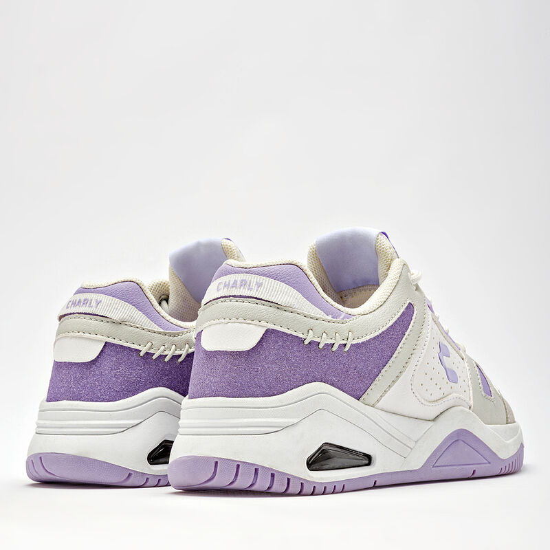 Charly Tenis urbano para mujer blanco gris lila image number null