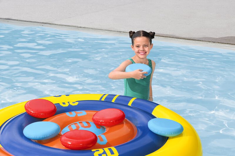 Juego Inflable de Lanzar Frizbe al Circulo para... image number null