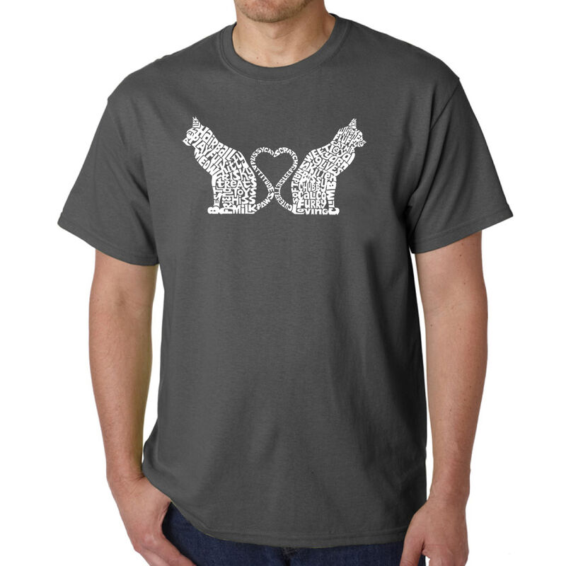 Camiseta Word Art Para Hombre - Corazones de Co... image number null