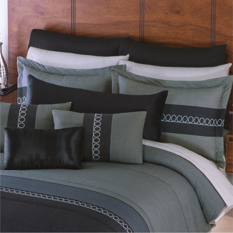 EDREDON ONIX 2V  C/F Y C/C BIES GRIS image number null