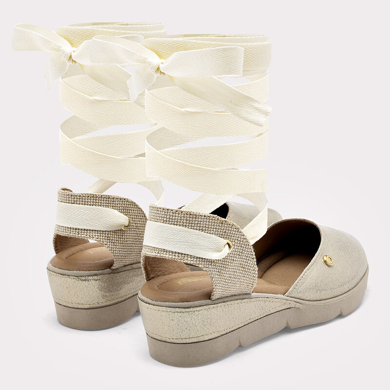 Moramora Zapatos para mujer dorado image number null