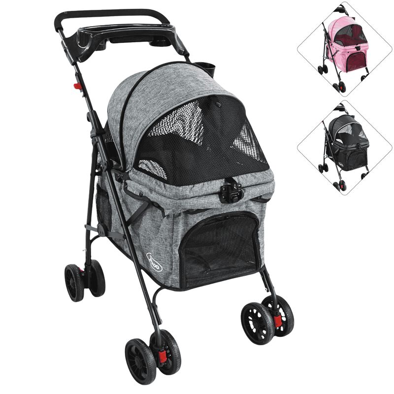 Carriola para Mascotas Cochecito para Perros y ... image number null