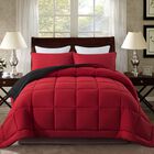 Juego De Edred&oacute;n Downcool De Tama&ntilde;o Completo Para Ropa De Cama Rojo/negro Para Todas Las Estaciones
