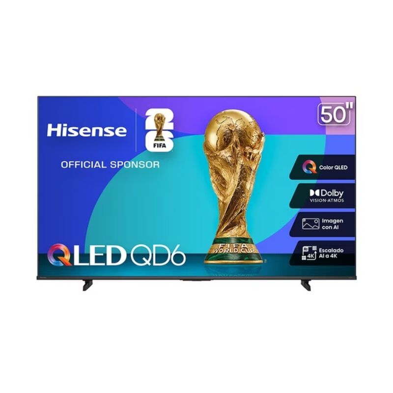 Pantalla Hisense 50qd6qv 50"tv Qled Alb image number null