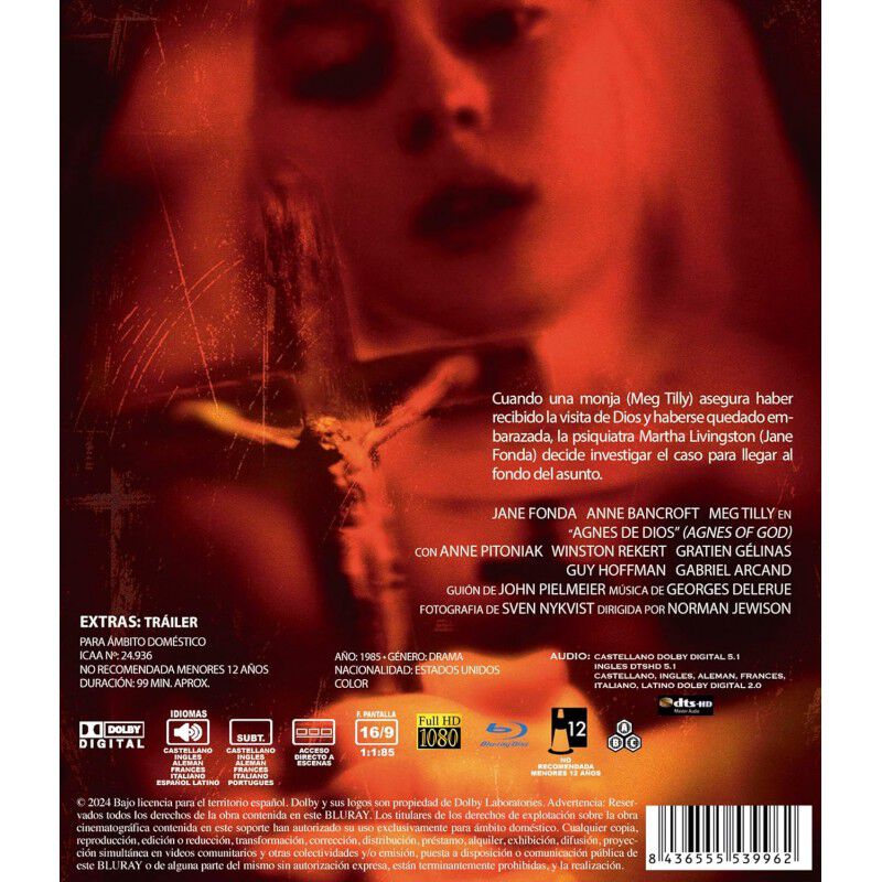 Agnes De Dios [blu-ray] (1985) Agnes Of God image number null
