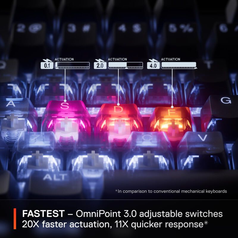 Teclado Steelseries Apex Pro Tkl Inal&aacute;mbrico Ge... image number null