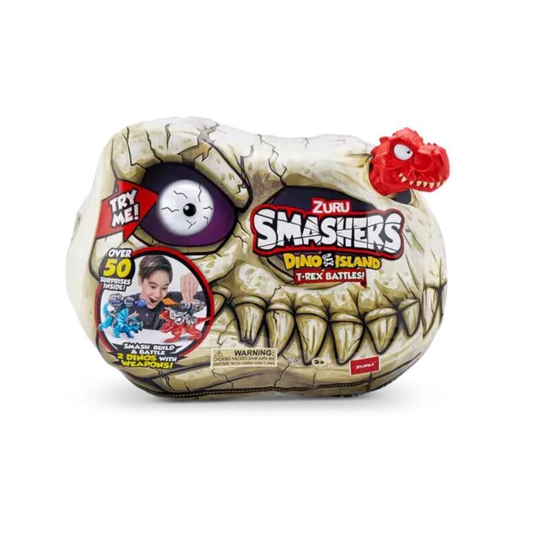 ZURU SMASHERS Dinosaurio Dino Island T-Rex Batt... image number null