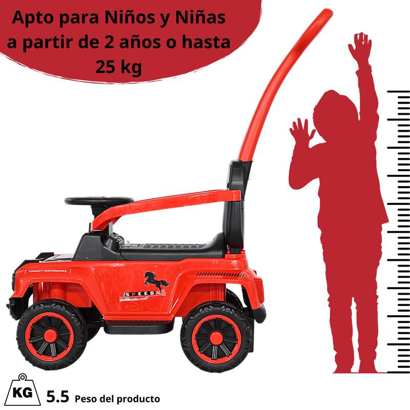 Montable El&eacute;ctrico para Ni&ntilde;os H&iacute;brido con Bast&oacute;... image number null