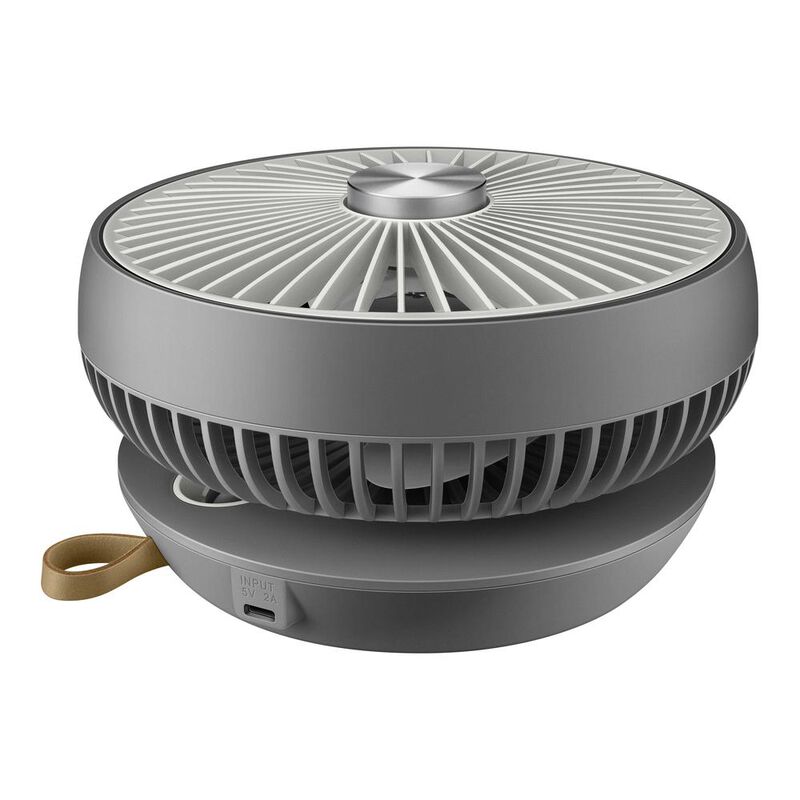 Ventilador plegable con bater&iacute;&shy;a recargable y r... image number null