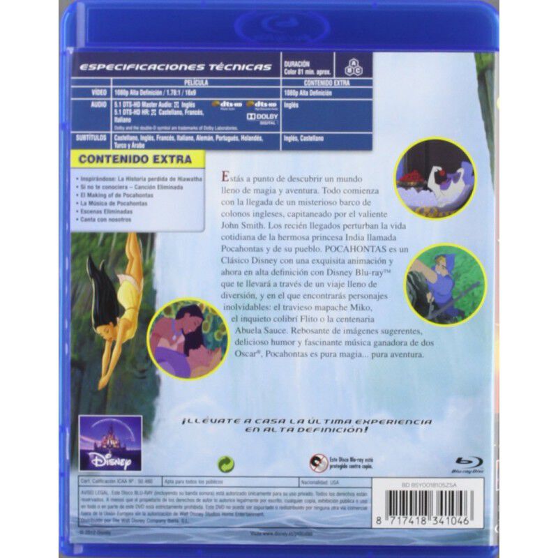 Pocahontas (blu-ray) image number null