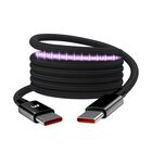 Cable Datos Mybat Rebobinado Magn&eacute;tico Usb-c A Usb-c 1.8m 60w Universal Negro