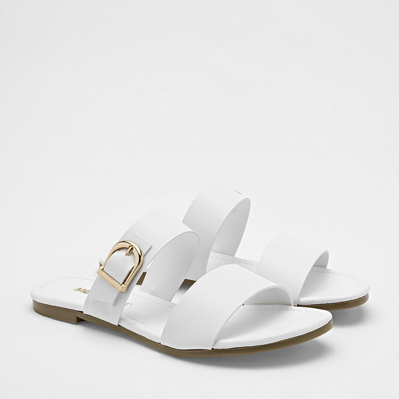 Moramora Sandalia para mujer blanco image number null