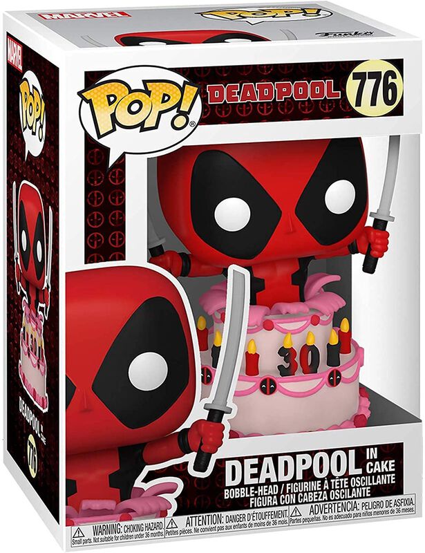 Figura De Acci&oacute;n Funko Pop Marvel Deadpool 30th... image number null