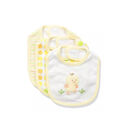 Baberos De Tela Para Beb&eacute; Spasilk Amarillo Pato 3 Piezas