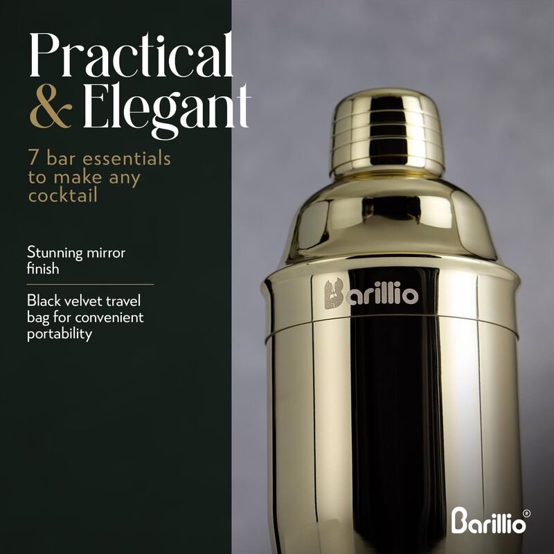 Bartender Kit Barillio Mixology De 8 Piezas Con... image number null