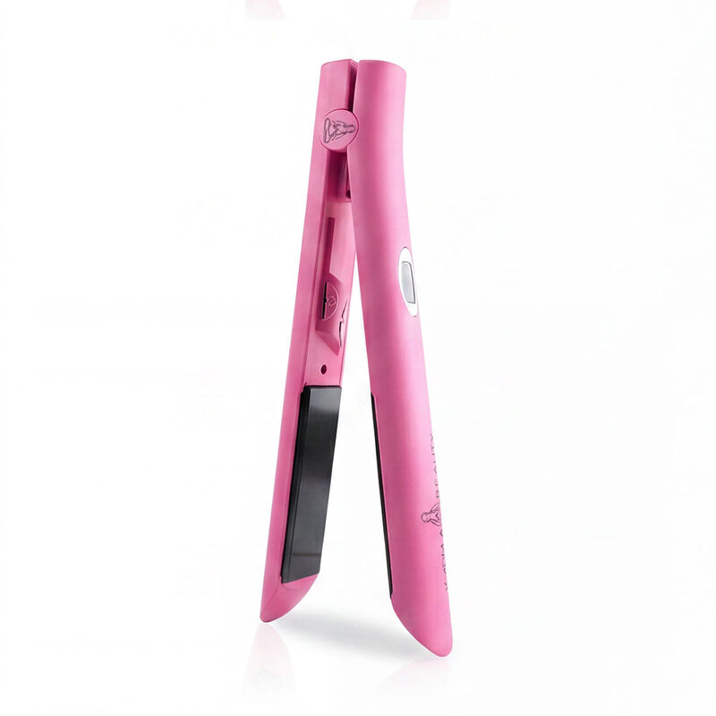 Plancha Karma Beauty De Titanio I&oacute;nica Rosa Con... image number null