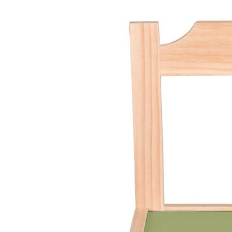 Duduk Silla de Madera Barnizada para Ni&ntilde;os Pequ... image number null