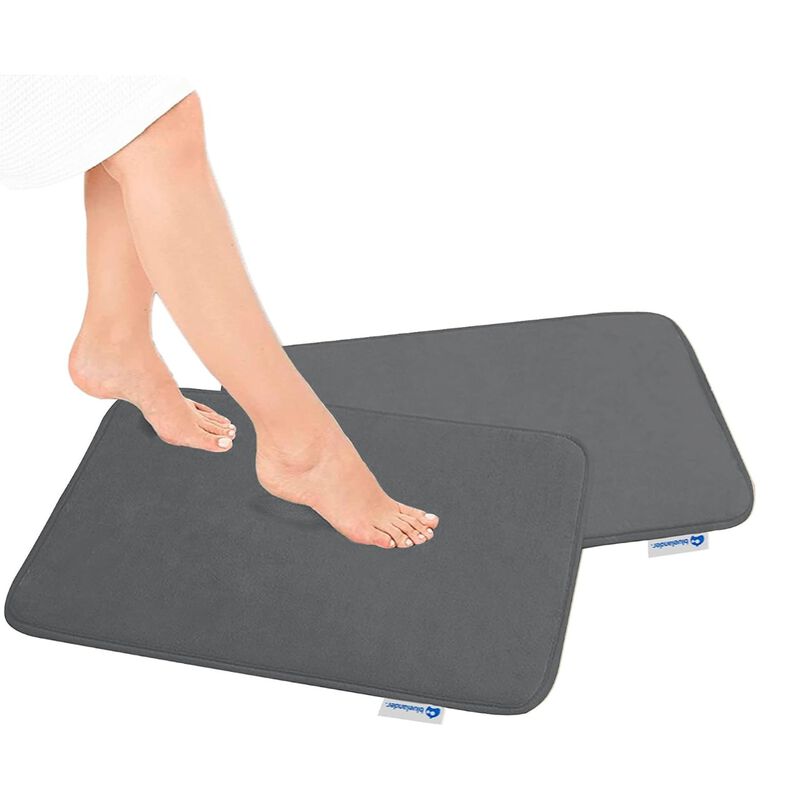 Paquete de Dos Tapetes de Ba&ntilde;o Antiderrapante M... image number null