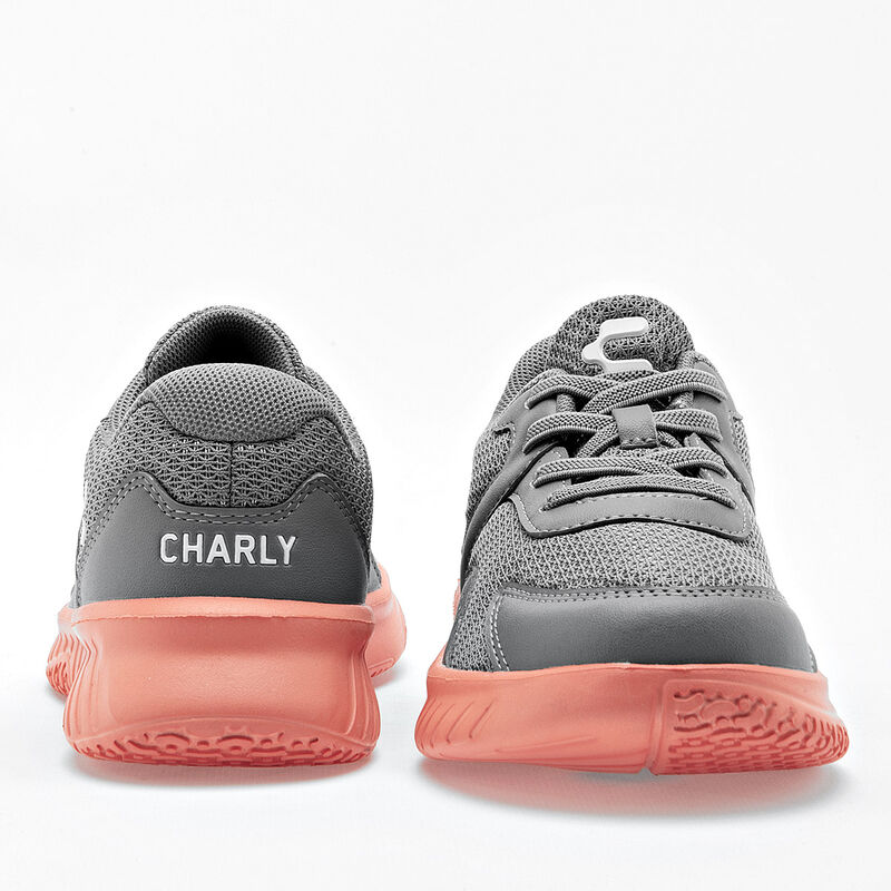 Charly Tenis urbano para niño gris, agujeta ela... image number null
