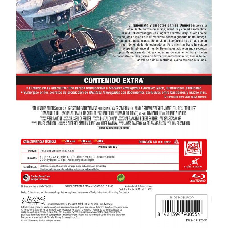 Mentiras arriesgadas [Blu-ray] (1994) True Lies image number null