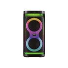 Bocina Port&aacute;til Hyundai Hyspbt22 150 W Bluetooth Retroiluminada Negra Ort