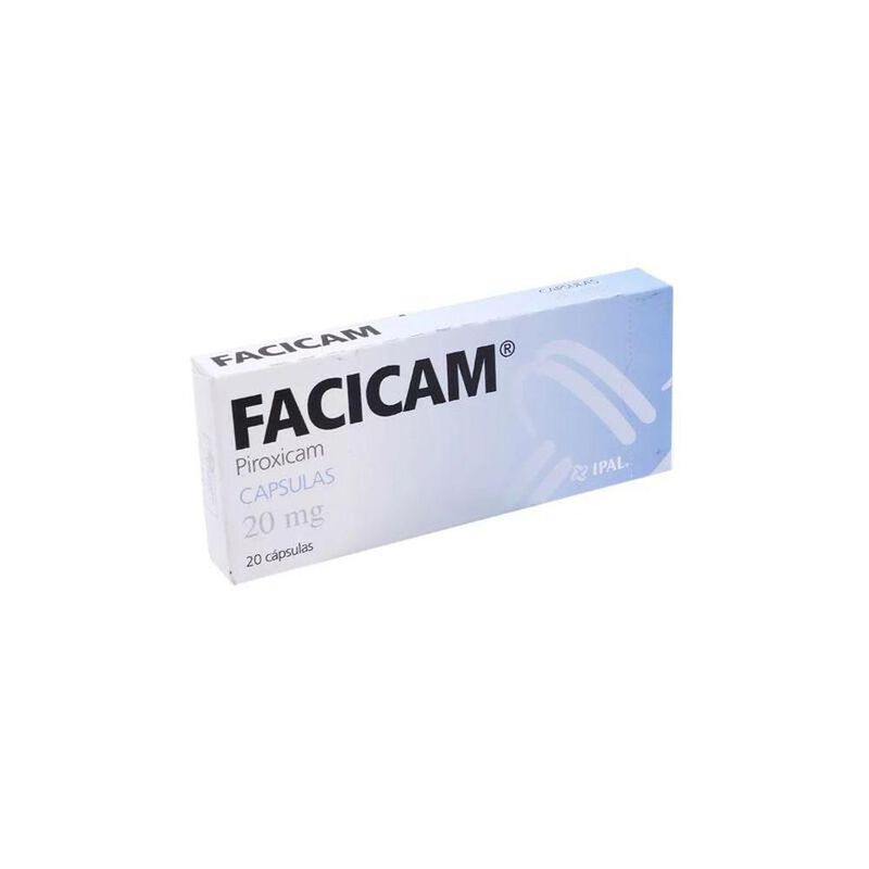 Facicam 20mg caja 20 c&aacute;psulas image number null