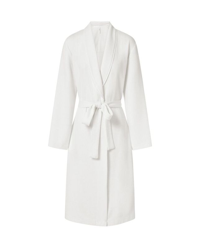 Bata de Smoking con Detalles Marfil image number null