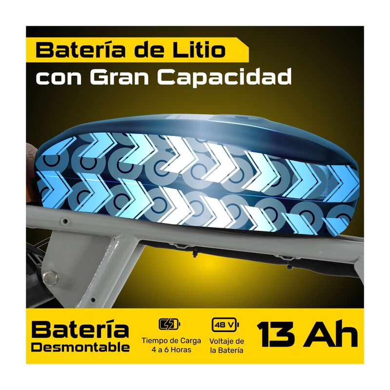 Bicicleta El&eacute;ctrica Monta&ntilde;a Adultos Potente 48k... image number null