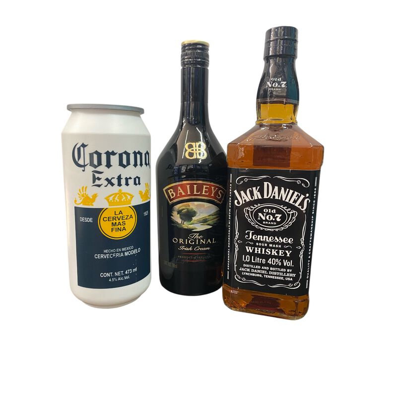 1 Botella Whisky Jack Daniel's 1L + 1 Botella B... image number null
