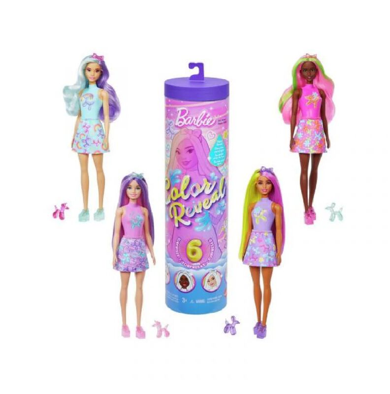 BARBIE COLOR REVEAL MU&Ntilde;ECA ANIMALITOS CON GLOBO... image number null