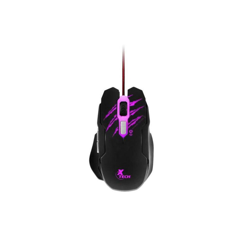 Mouse Gamer Xtech USB 6Bot LED 4Col 3200dpi XTM... image number null