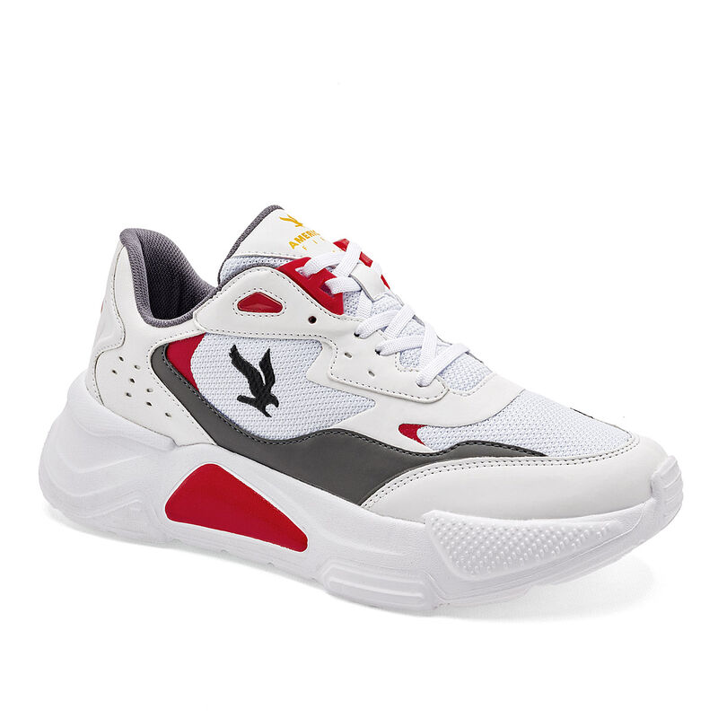 American Fire Tenis urbano para hombre blanco g... image number null