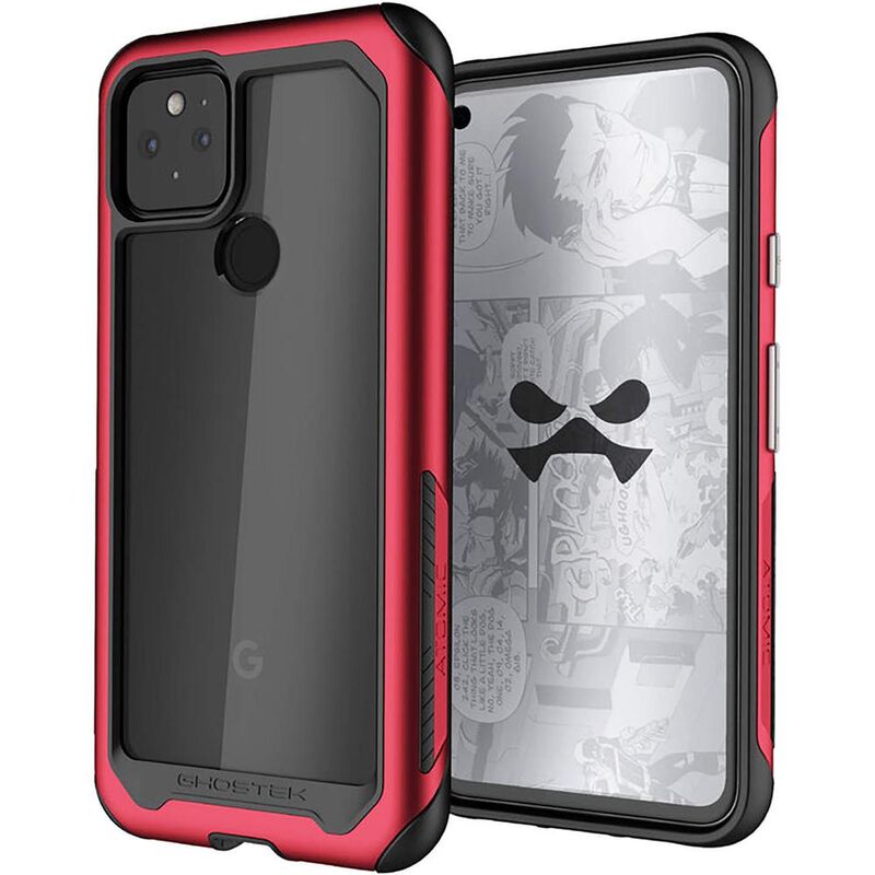 Funda GHOSTEK Atomic para Pixel 5 Aluminio Roja... image number null