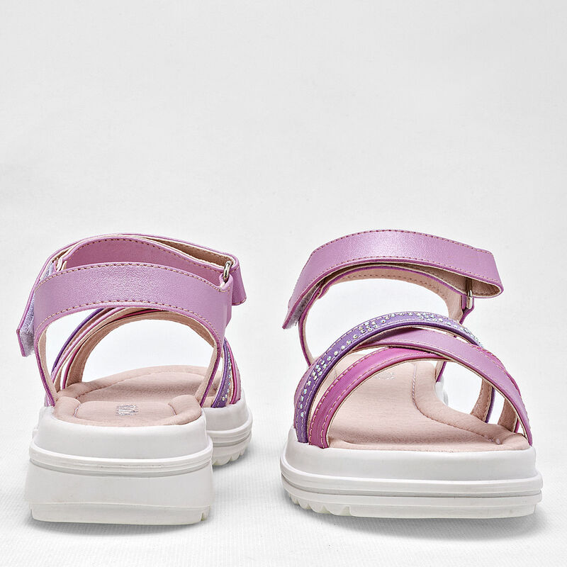 Yuyin Sandalia para mujer rosa lila image number null