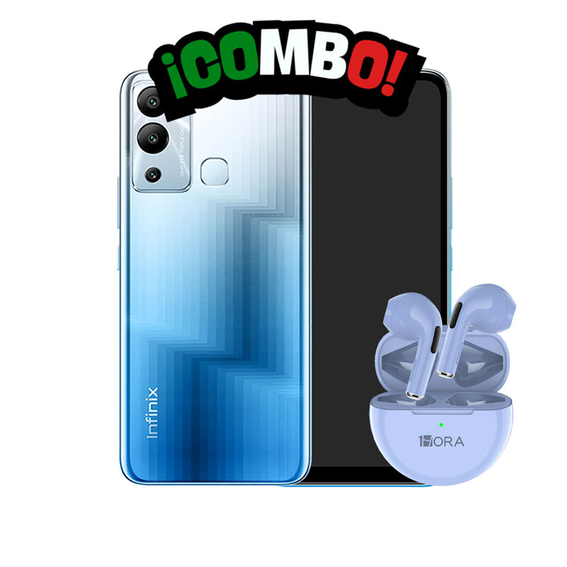 Celular Infinix Hot12i 64gb 4gb Ram Azul + Audi... image number null