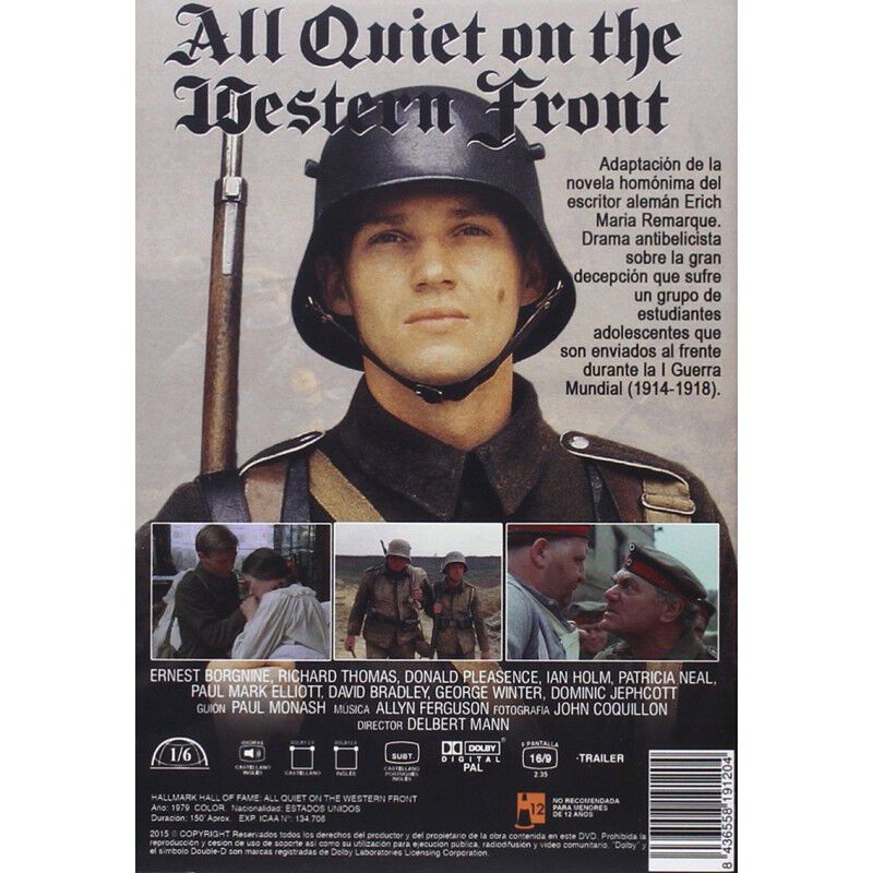 Sin Novedad En El Frente 1979 (dvd) image number null